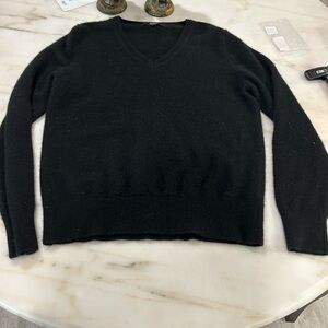 Black V-Neck Sweater